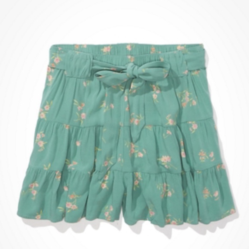 American Eagle tie up Skort size medium
